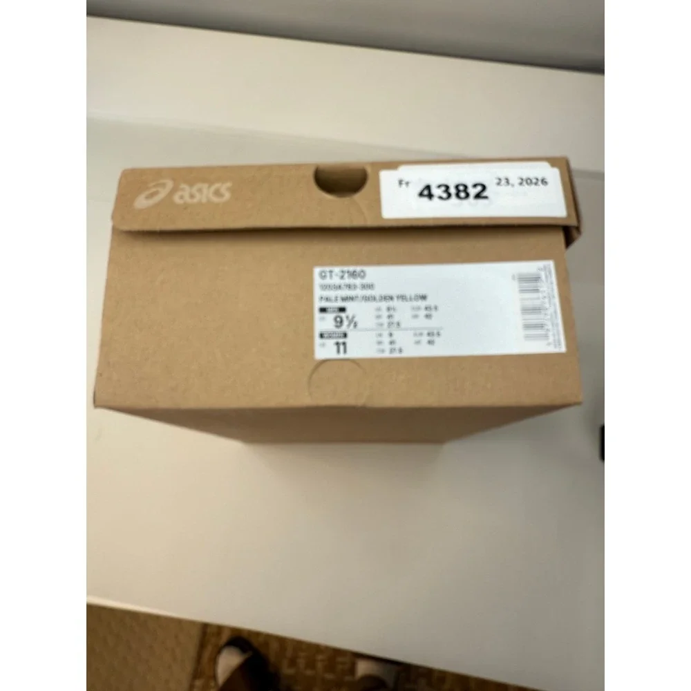 ASICS GT 2160 Pale Mint Golden Yellow Running Sneakers Mens 9.5 Womens 11 New - Picture 9 of 9